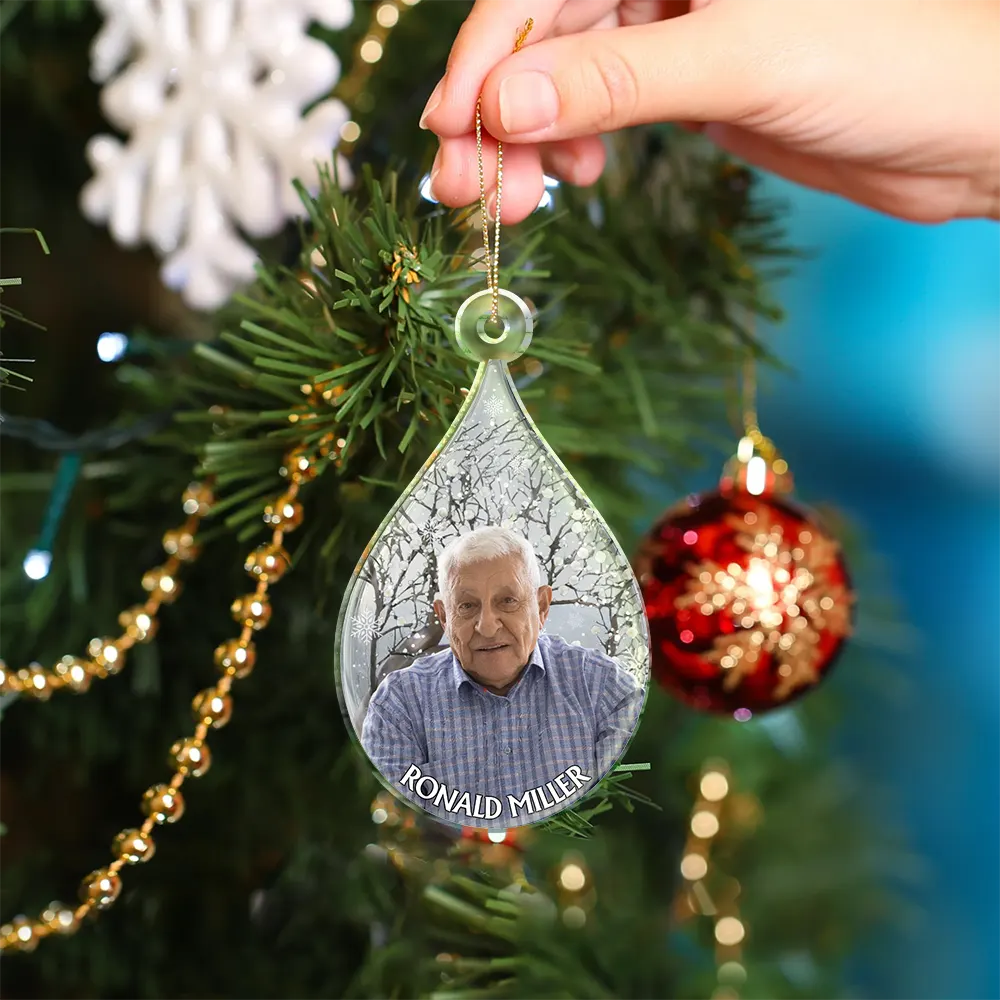 Custom Photo I'm Always With You - Personalized Custom Shaped Acrylic Ornament - Image 6