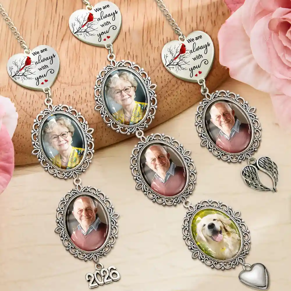 Custom Photo I'm Always With You - Personalized Graduation Tassel Charm - Image 2
