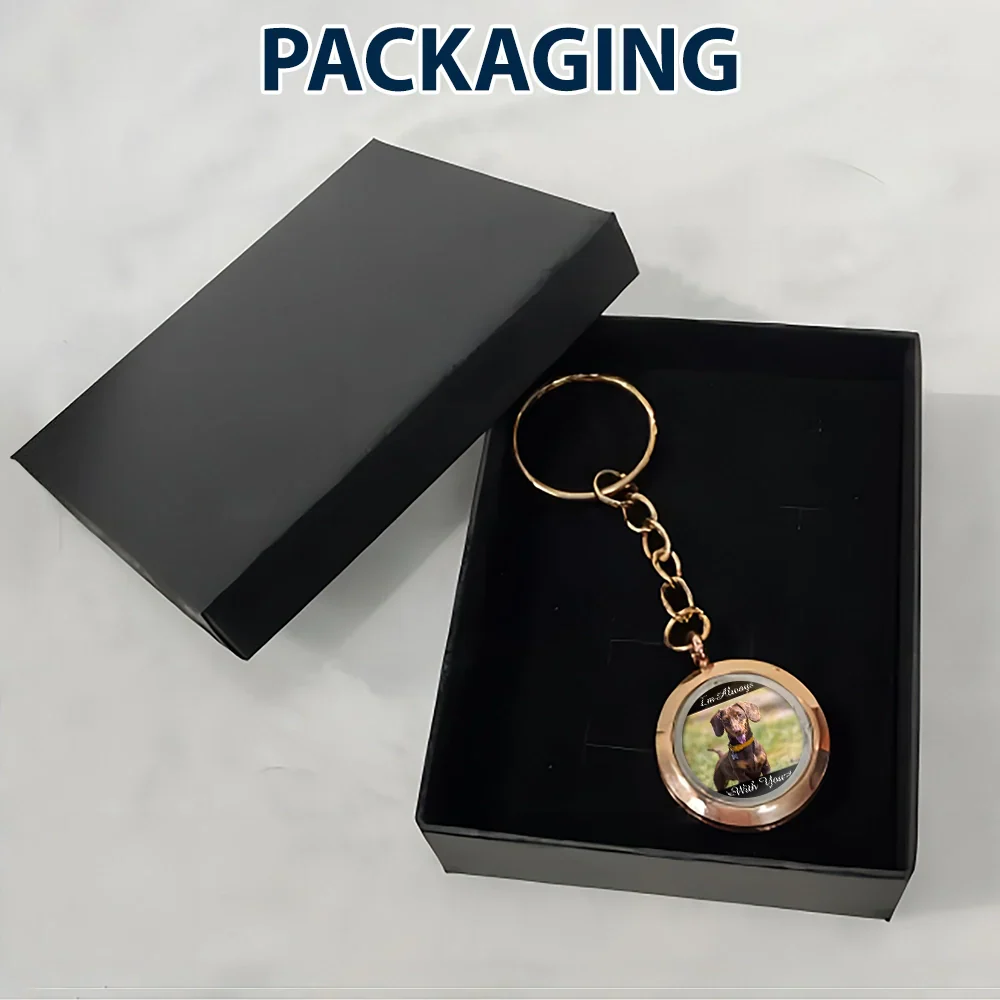 Custom Photo I'm Always With You Pet Memorial - Personalized Keepsake Keychain - Image 6
