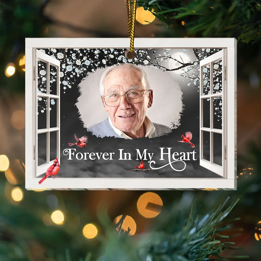 Custom Photo I'm Always With You Window Memorial - Personalized Custom Shaped Acrylic Ornament - Image 3
