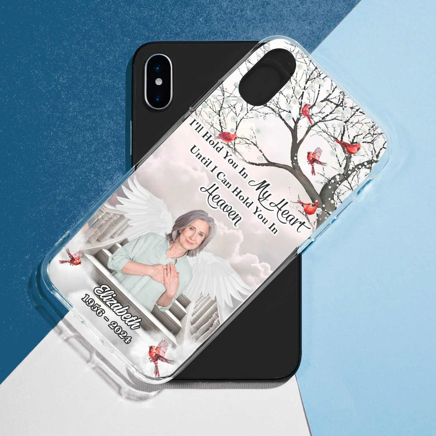 Custom Photo In Loving Memory In Heaven - Memorial Gift For Your Loved Ones - Personalized Clear Phone Case - Image 6