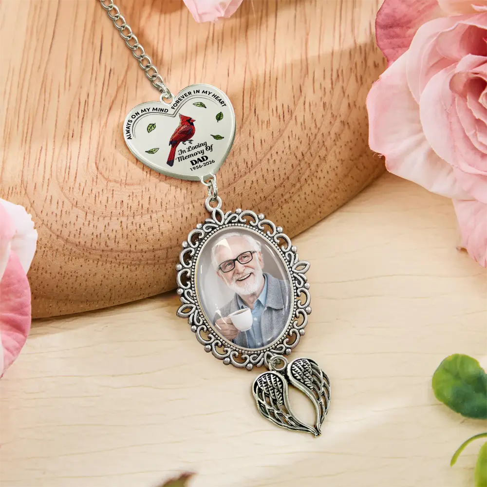 Custom Photo In Loving Memory Of - Personalized Graduation Tassel Charm - Image 5