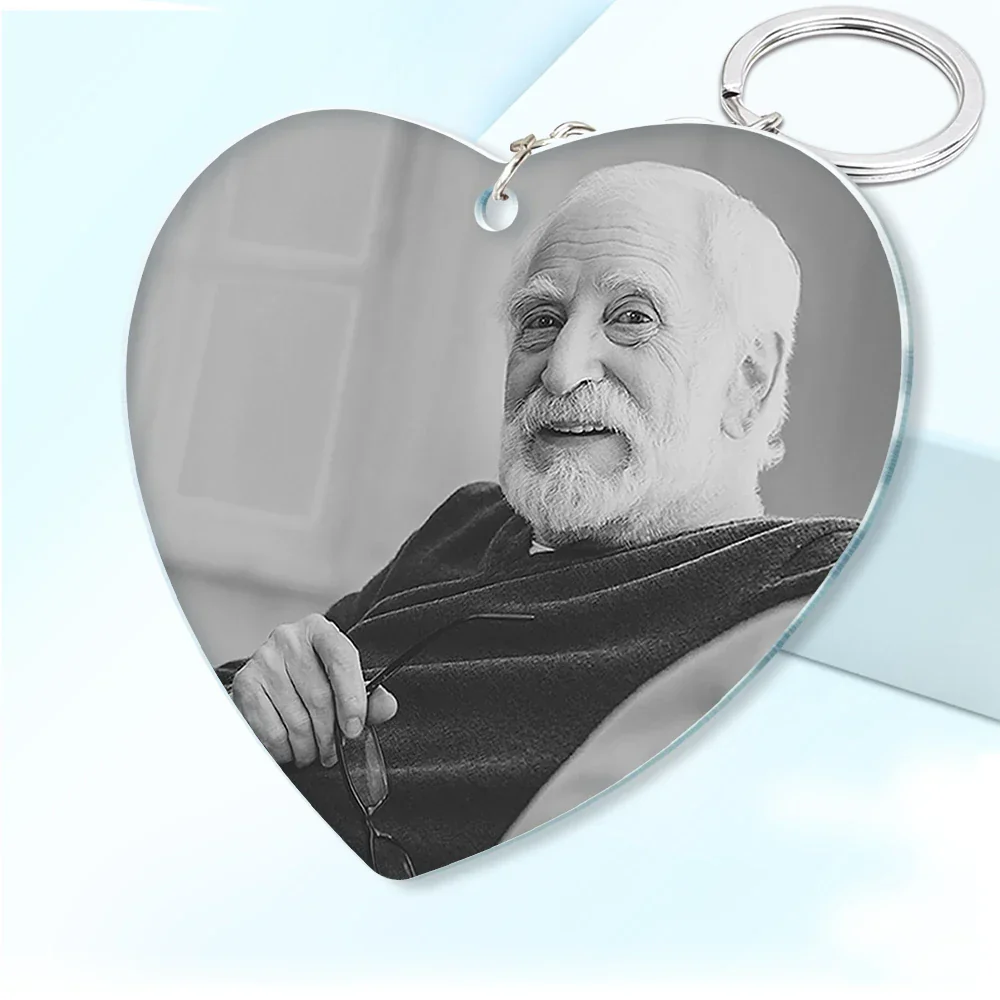 Custom Photo Keep Making Her Proud - Personalized Acrylic Keychain - Image 2