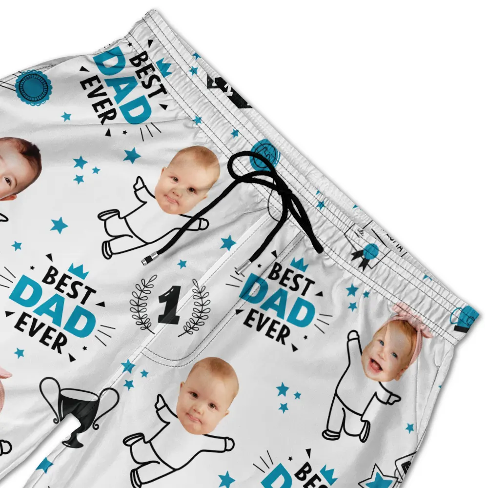 Custom Photo Kids Dancing - Personalized Unisex Beach Shorts - Image 7