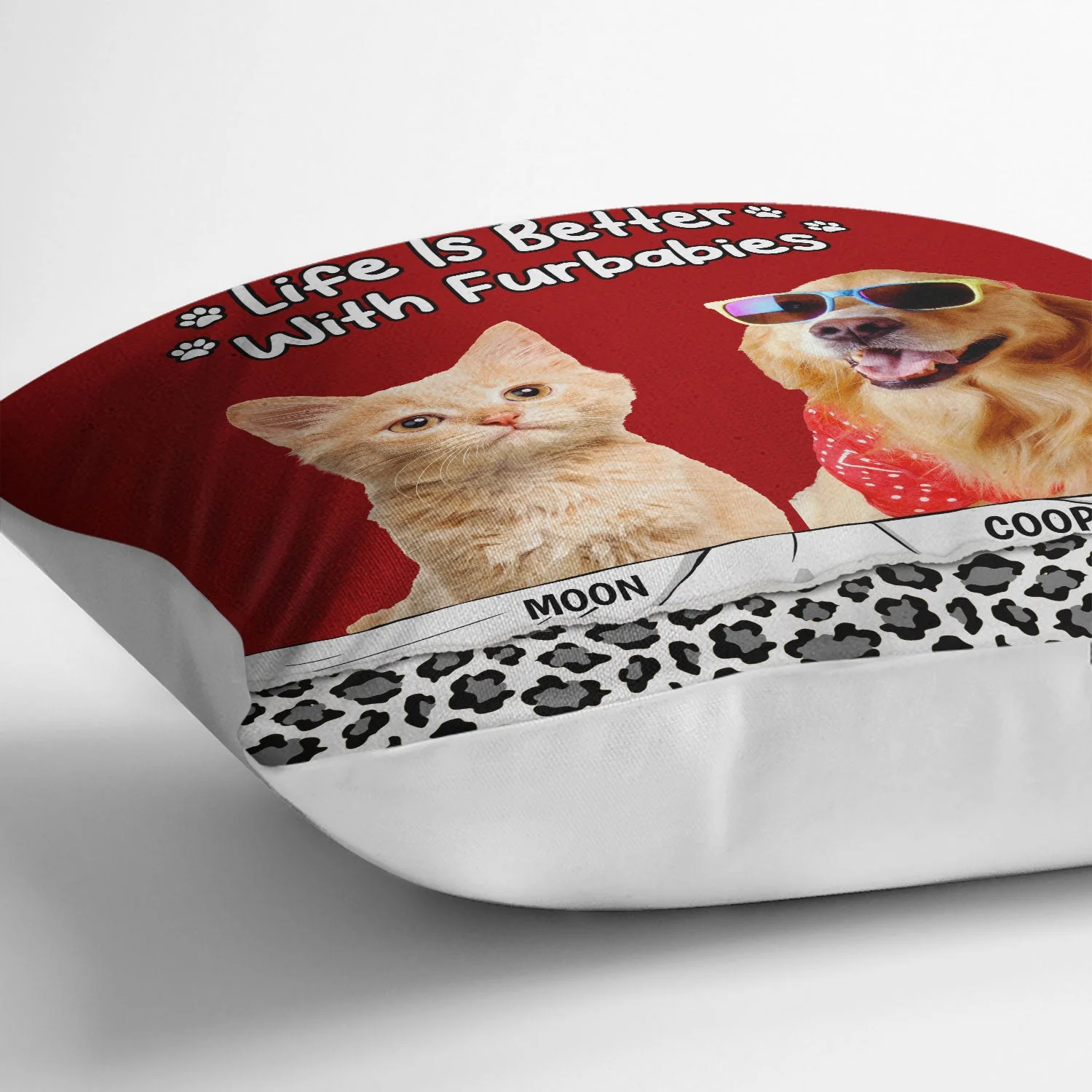 Custom Photo Life Is Better With Dogs - Gift For Pet Lovers - Personalized Pillow - Image 4