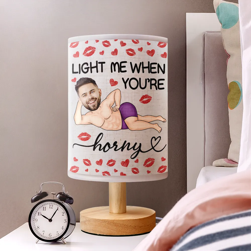 Custom Photo Light Me When You Want - Personalized Fabric Lamp - Image 3