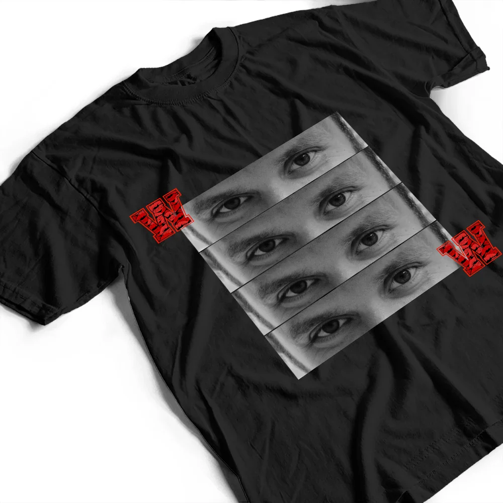 Custom Photo Lipstick Letter Couple - Personalized T Shirt - Image 4