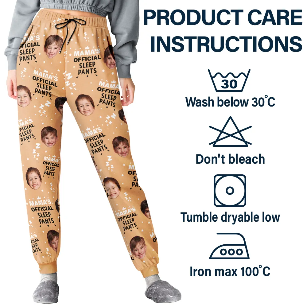 Custom Photo Mama's Official Sleep Pants - Personalized Pajama Pants - Image 6