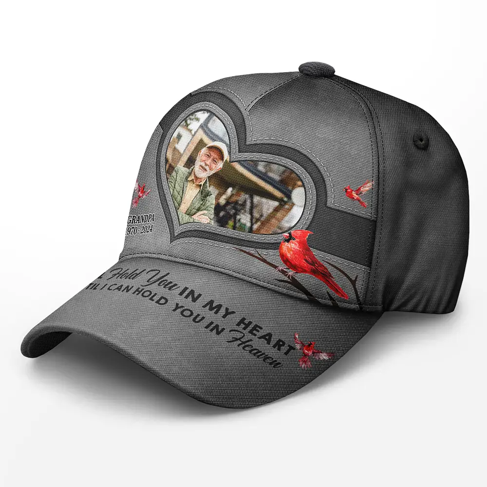 Custom Photo Memorial I'll Carry You With Me Until I See You Again - Personalized Classic Cap - Image 2