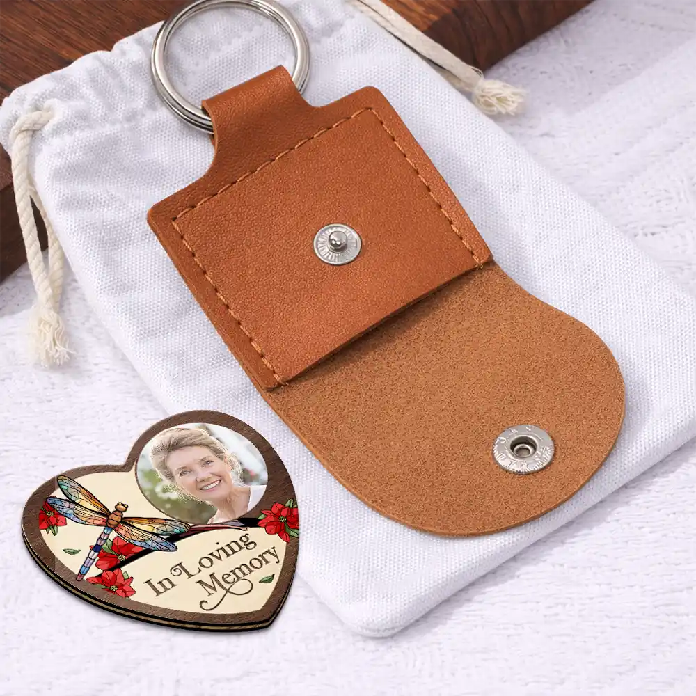 Custom Photo Memorial I'm Always With You - Personalized Wooden Pocket Hug - Image 2