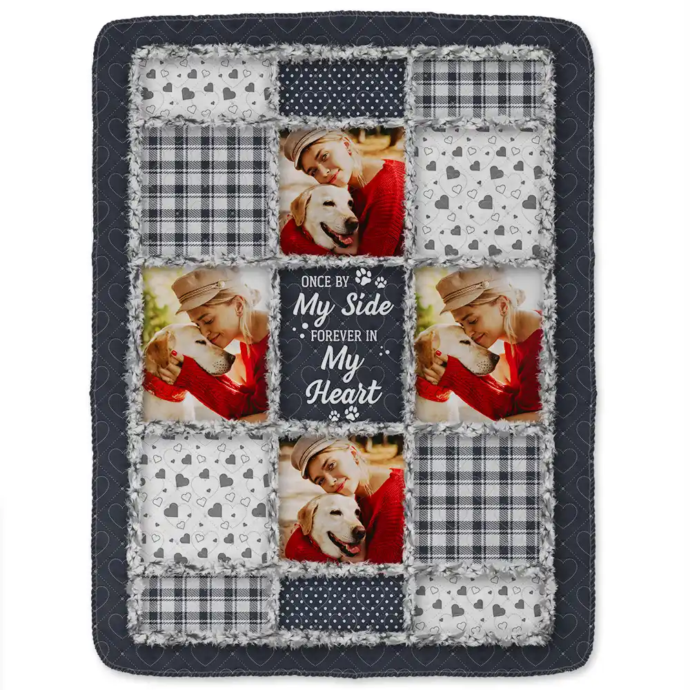 Custom Photo Memorial You Were My Favorite Hello And Hardest Goodbye - Personalized Fleece Blanket, Sherpa Blanket - Image 2