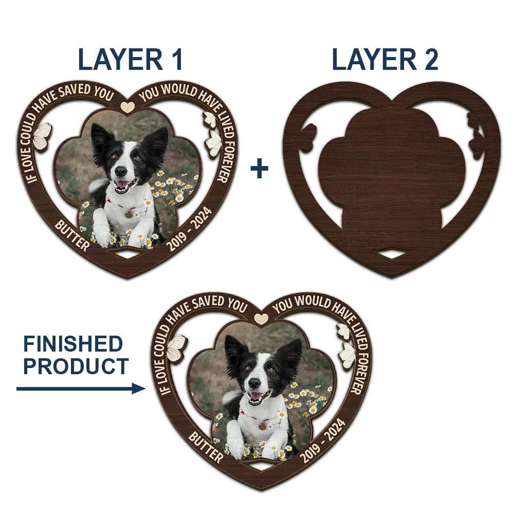Custom Photo Memorial You Were My Favorite Hello And My Hardest Goodbye - Personalized Custom Shaped Car Visor Clip - Image 4