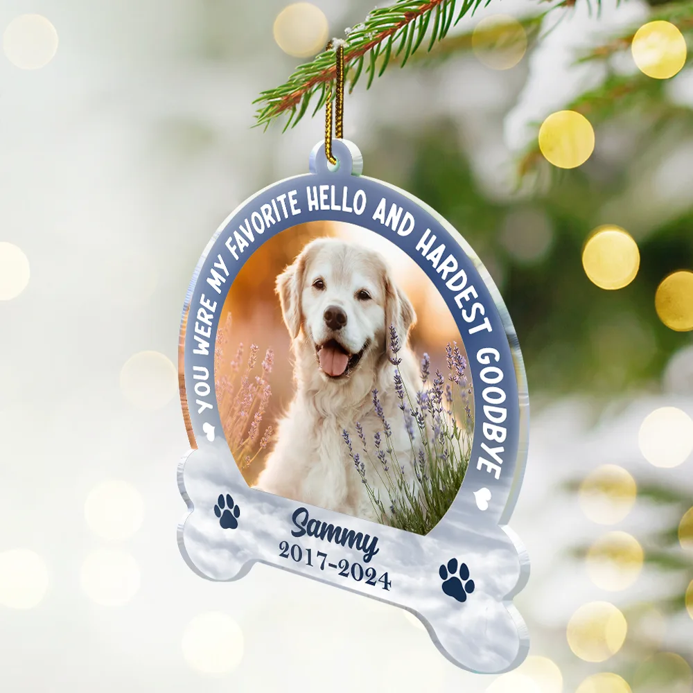 Custom Photo Memorial You Would Have Lived Forever - Personalized Custom Shaped Acrylic Ornament - Image 2