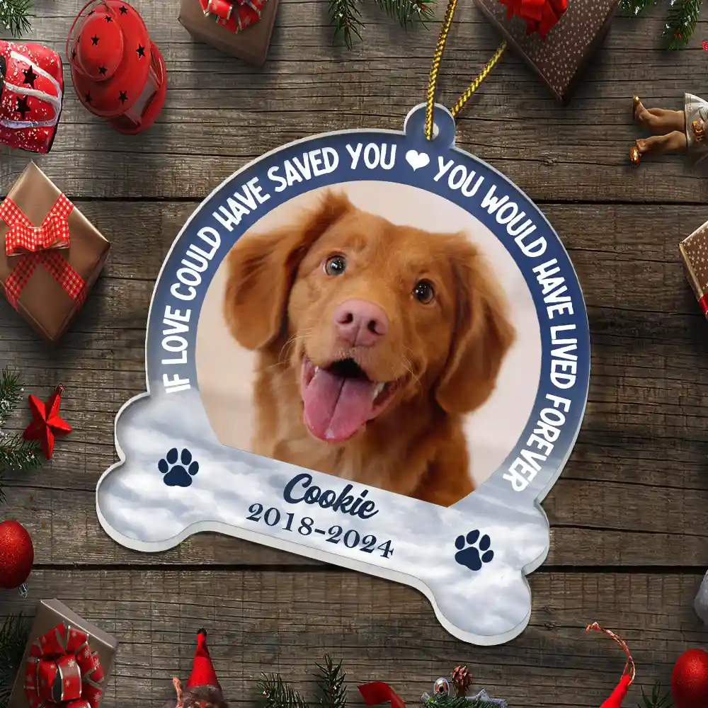 Custom Photo Memorial You Would Have Lived Forever - Personalized Custom Shaped Acrylic Ornament - Image 5