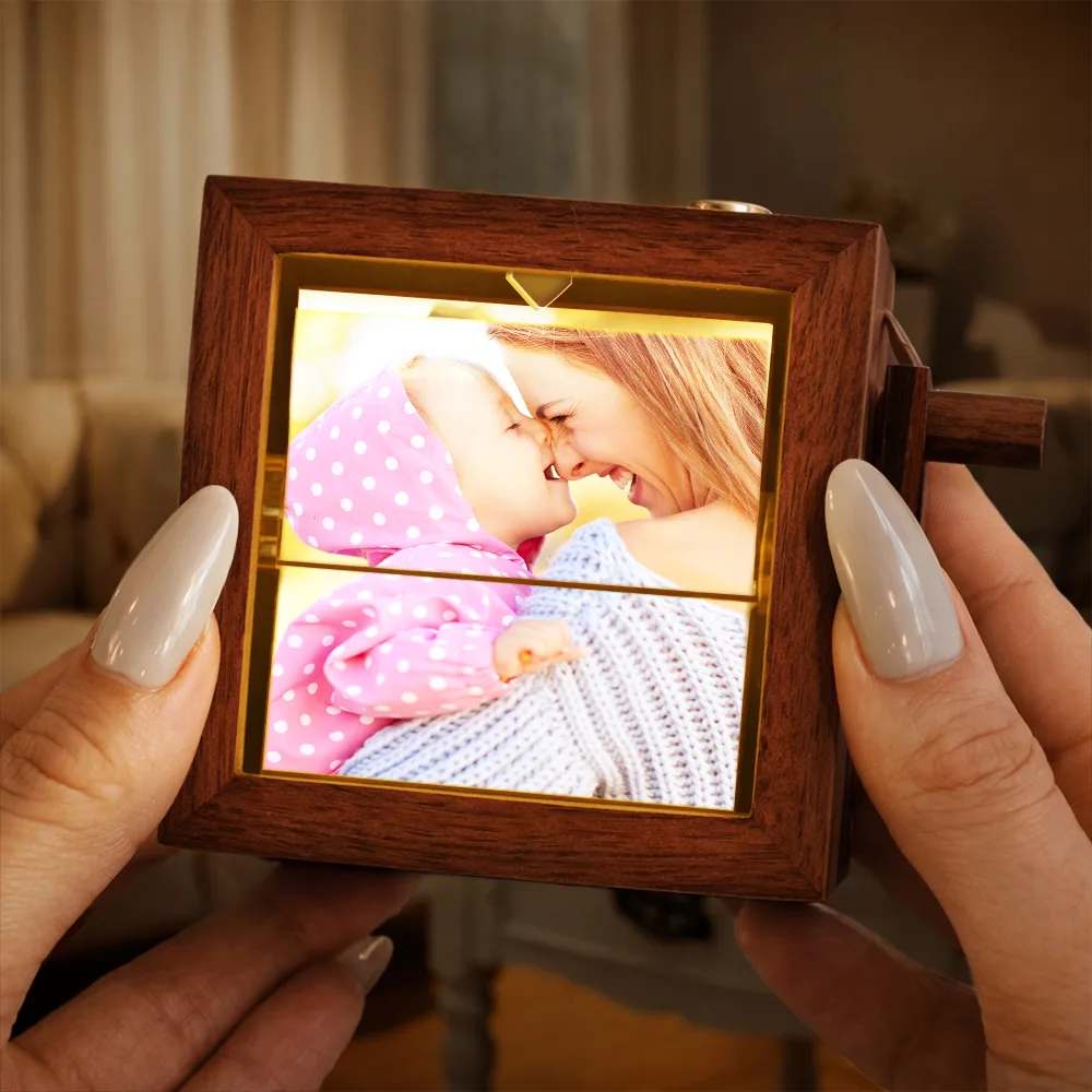 Custom Photo Mother & Daughter Forever Linked Together - Personalized Flipbook Frame Animation Machine - Image 6