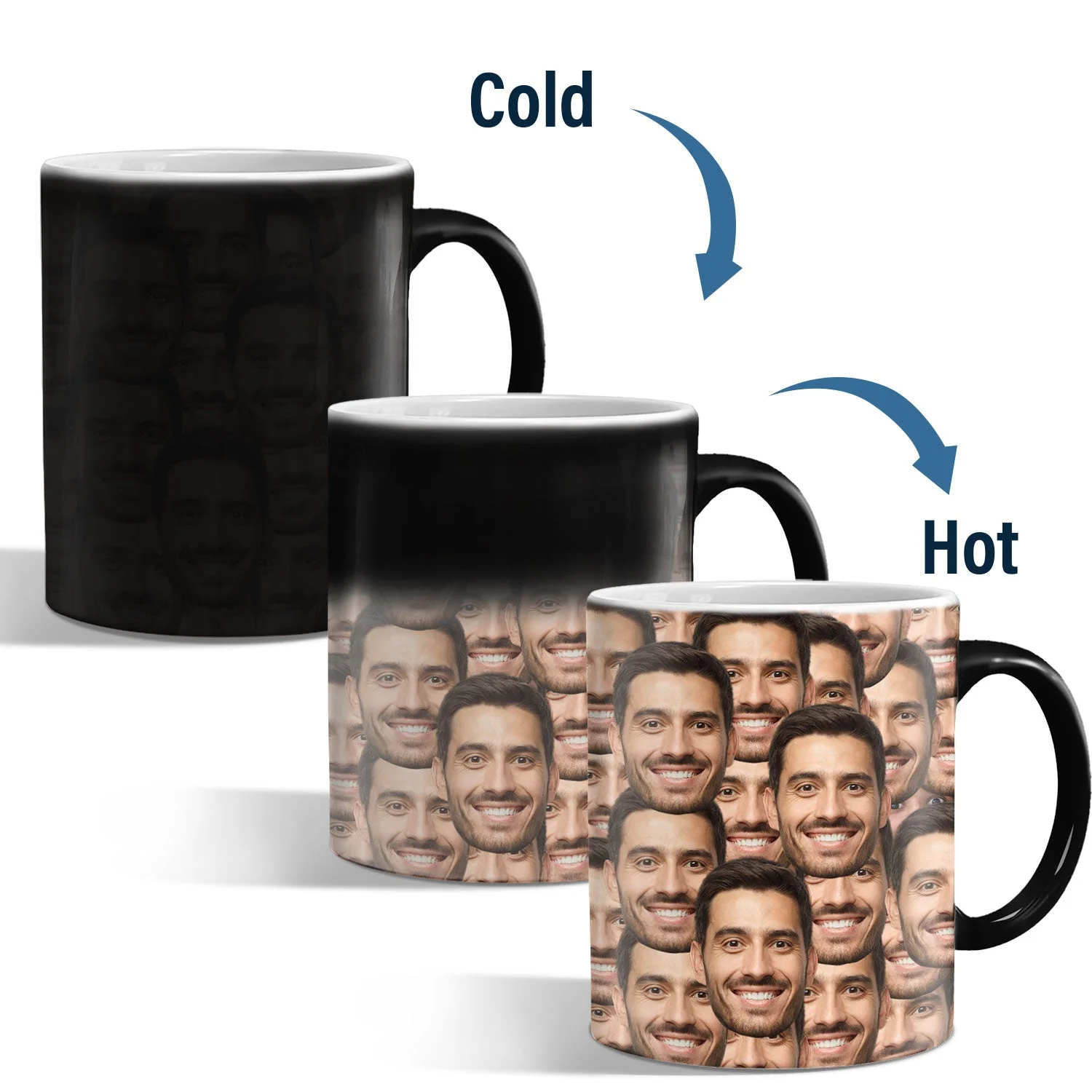 Custom Photo Mug Pattern - Gift For Yourself - Personalized Color Changing Mug - Image 5