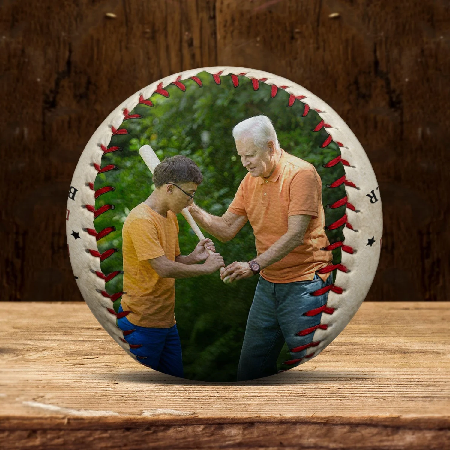 Custom Photo MVP Most Valuable Papa - Gift For Dad, Father, Grandpa, Sport Fans - Personalized Baseball, Softball - Image 5