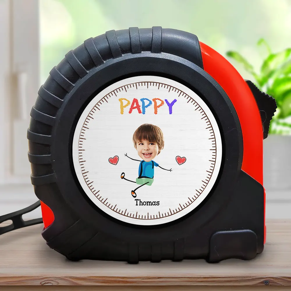 Custom Photo My Children Call Me Daddy Papa - Personalized Tape Measure - Image 3