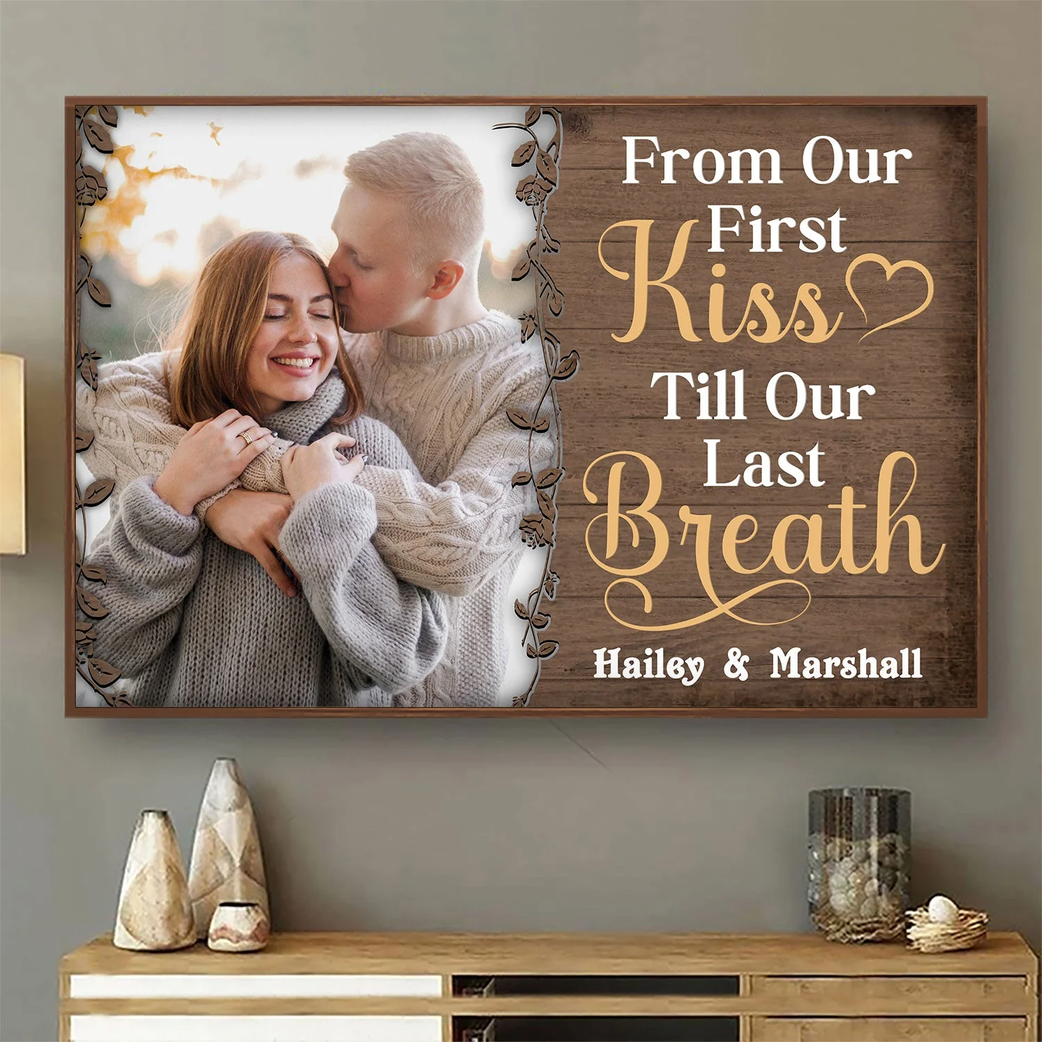 Custom Photo My Favorite Place In All The World Is Next To You - Gift For Couples - Personalized Custom Poster - Image 2