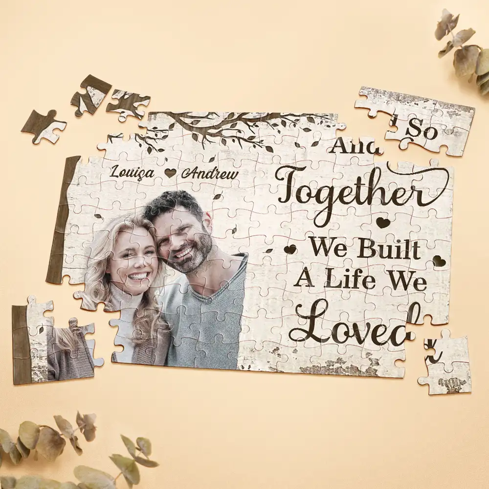 Custom Photo My Favorite Place In All The World - Personalized Jigsaw Puzzle - Image 3