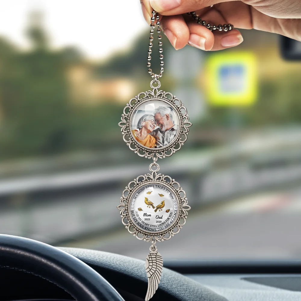 Custom Photo My Mind Still Talk To You - Personalized Photo Pendant Charm - Image 4