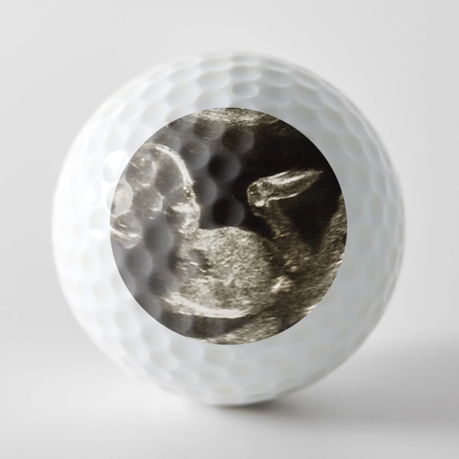 Custom Photo New Golfing Buddy - Pregnancy Announcement Gift For Dad, New Dad, New Parents, Golf Lover - Personalized Golf Ball - Image 3