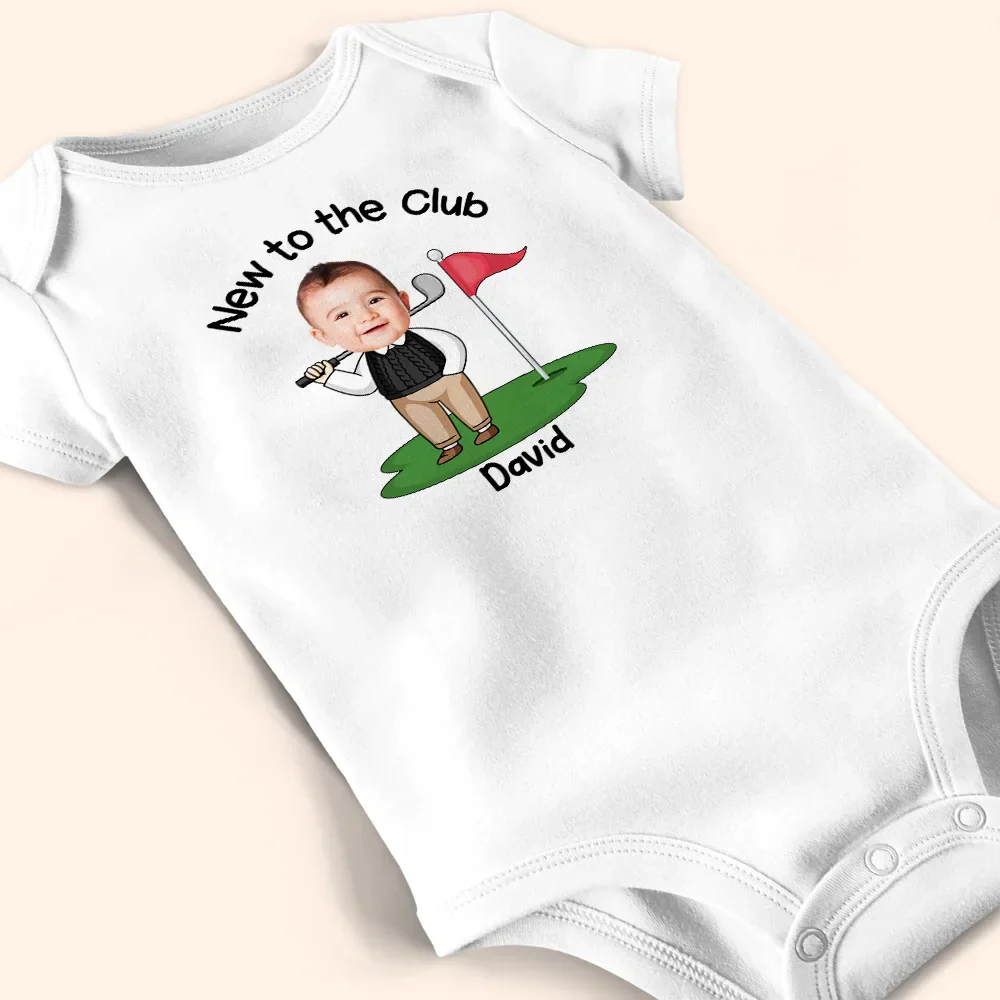 Custom Photo New To The Club - Personalized Baby Onesie - Image 5