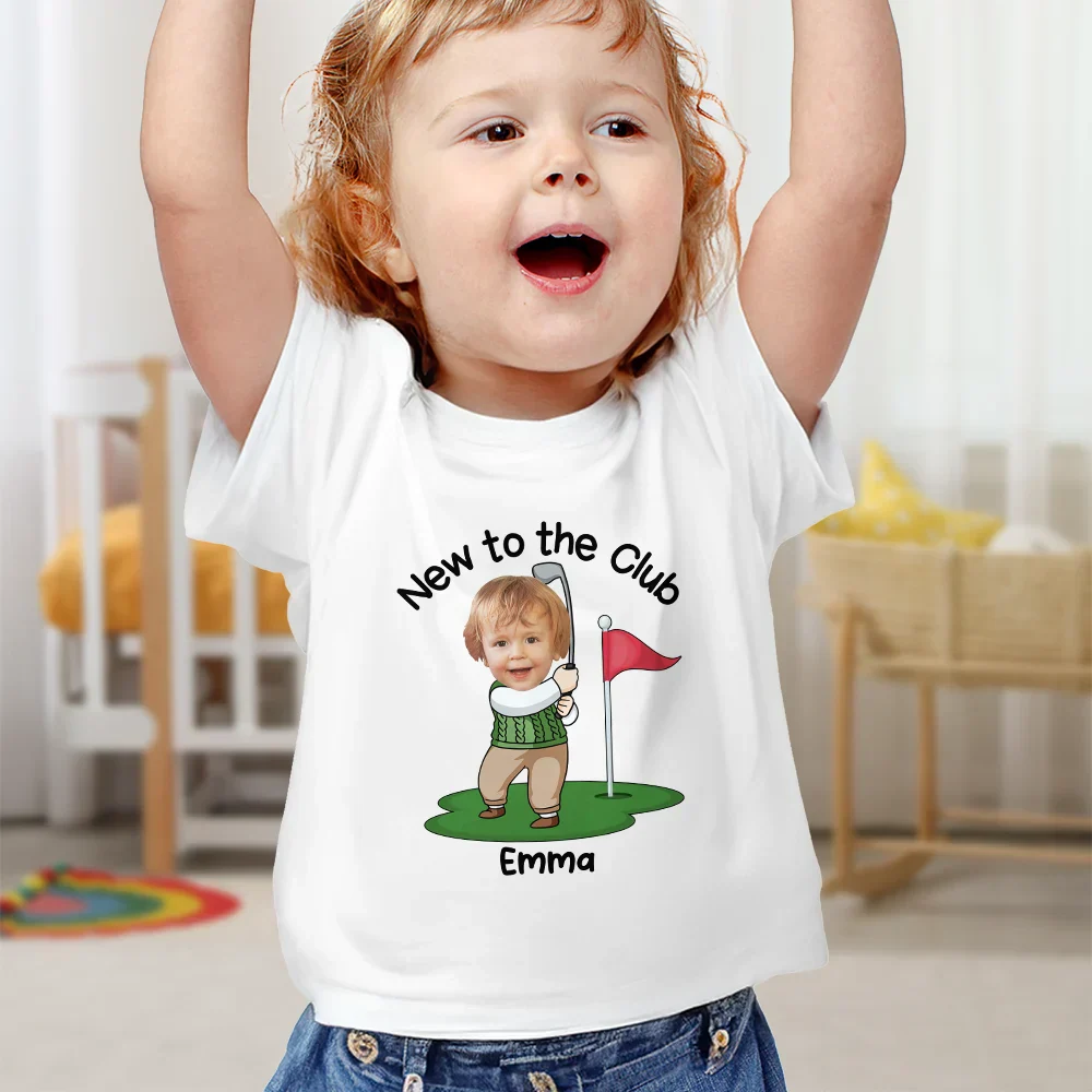 Custom Photo New To The Club - Personalized Baby Onesie - Image 6