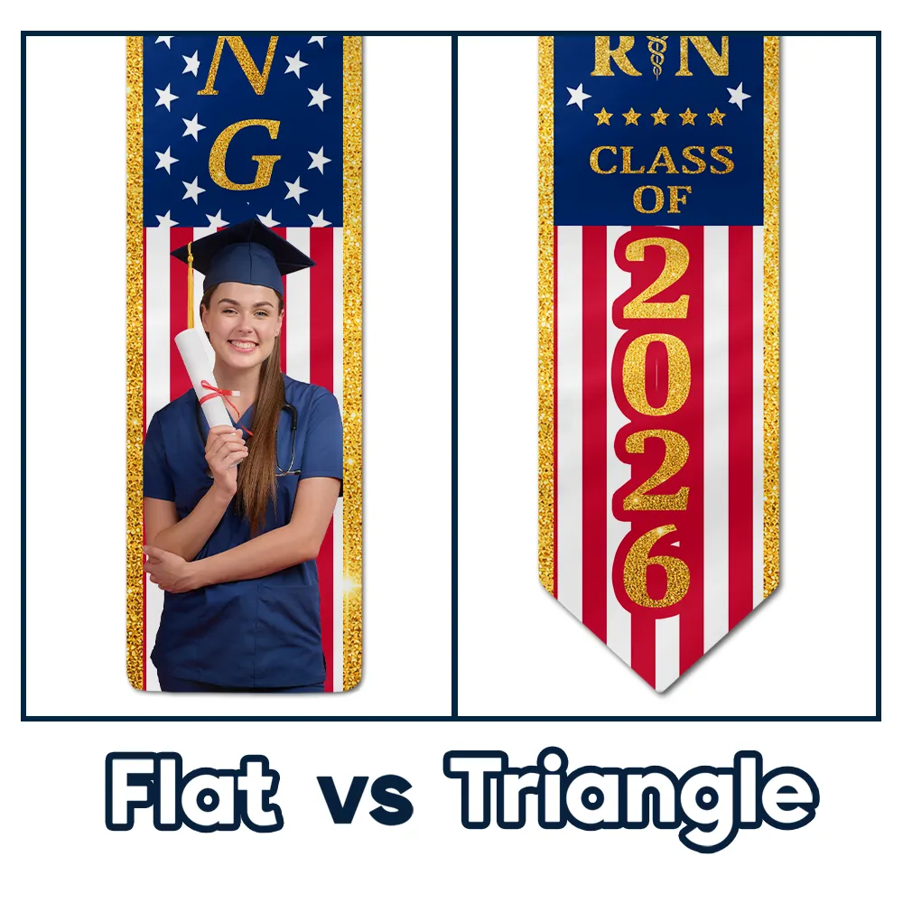 Custom Photo Nursing Graduation - Personalized Stoles - Image 5