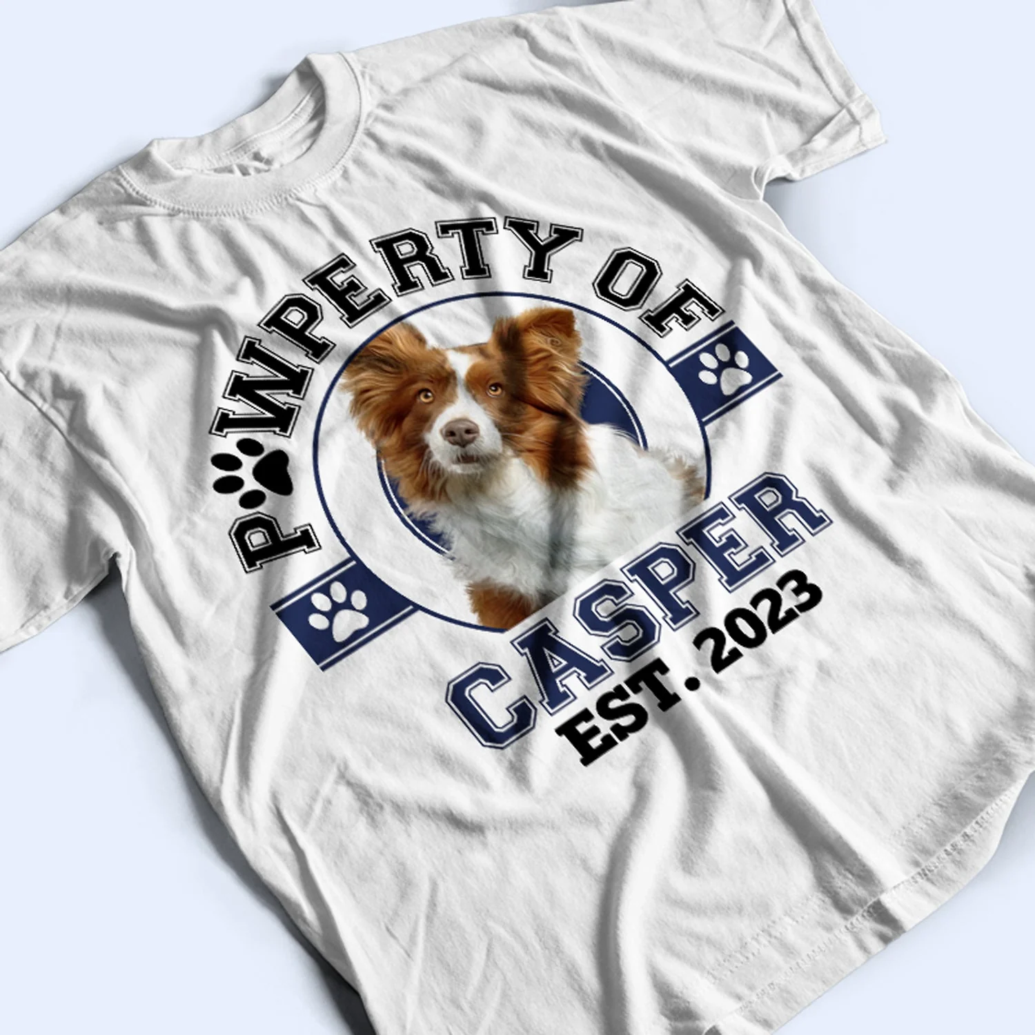 Custom Photo Pawperty Of - Gift For Dog Lovers, Cat Lovers - Personalized Sweatshirt - Image 4