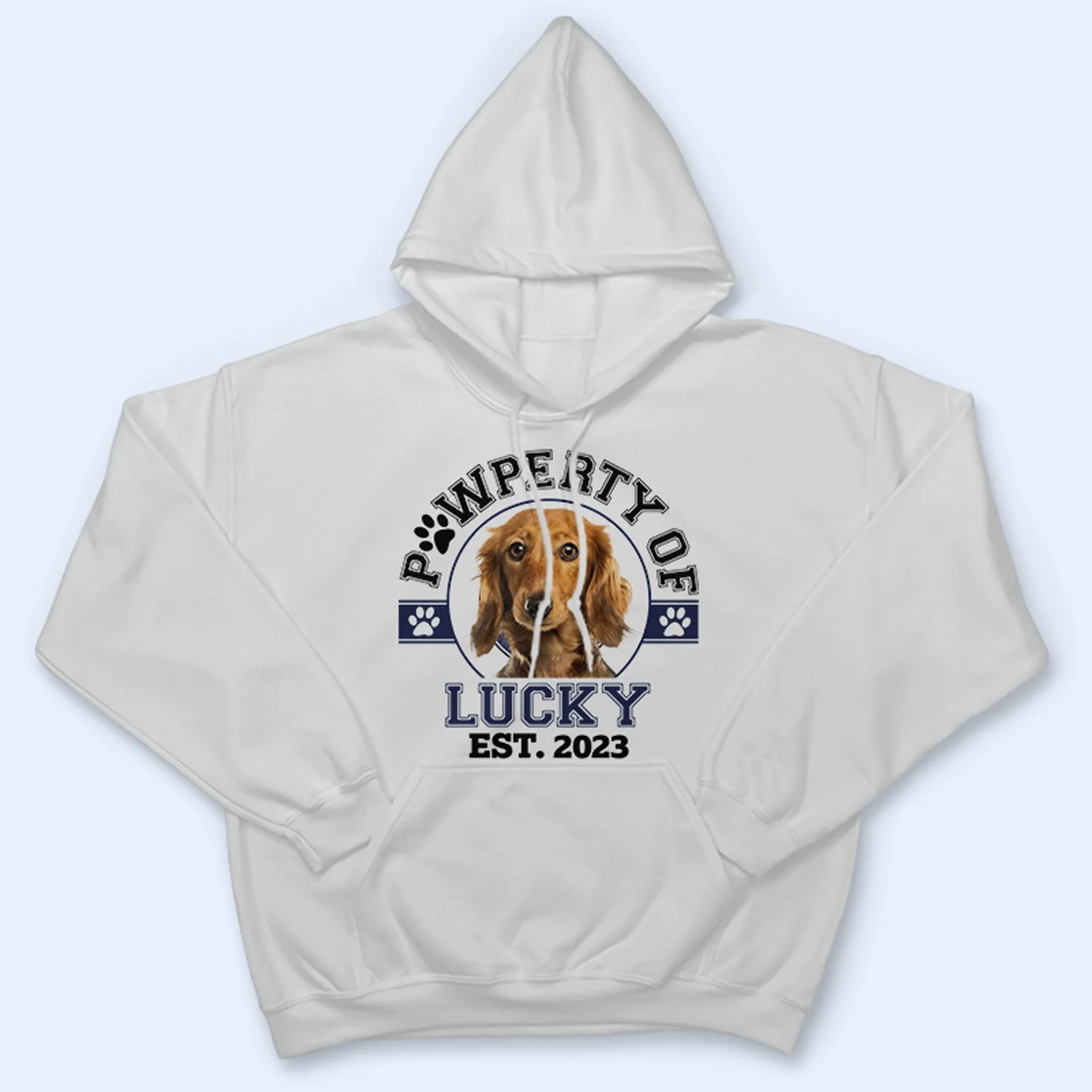 Custom Photo Pawperty Of - Gift For Dog Lovers, Cat Lovers - Personalized Sweatshirt - Image 5