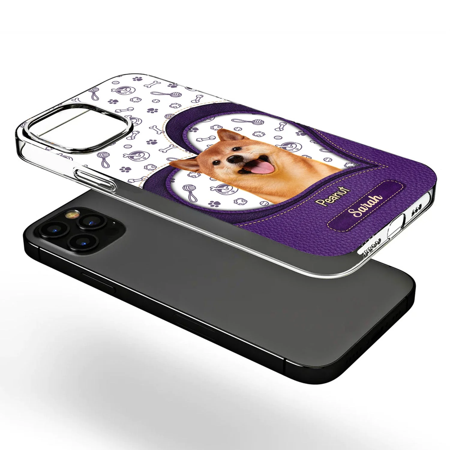 Custom Photo Pet Face - Gift For Pet Lovers - Personalized Clear Phone Case - Image 4
