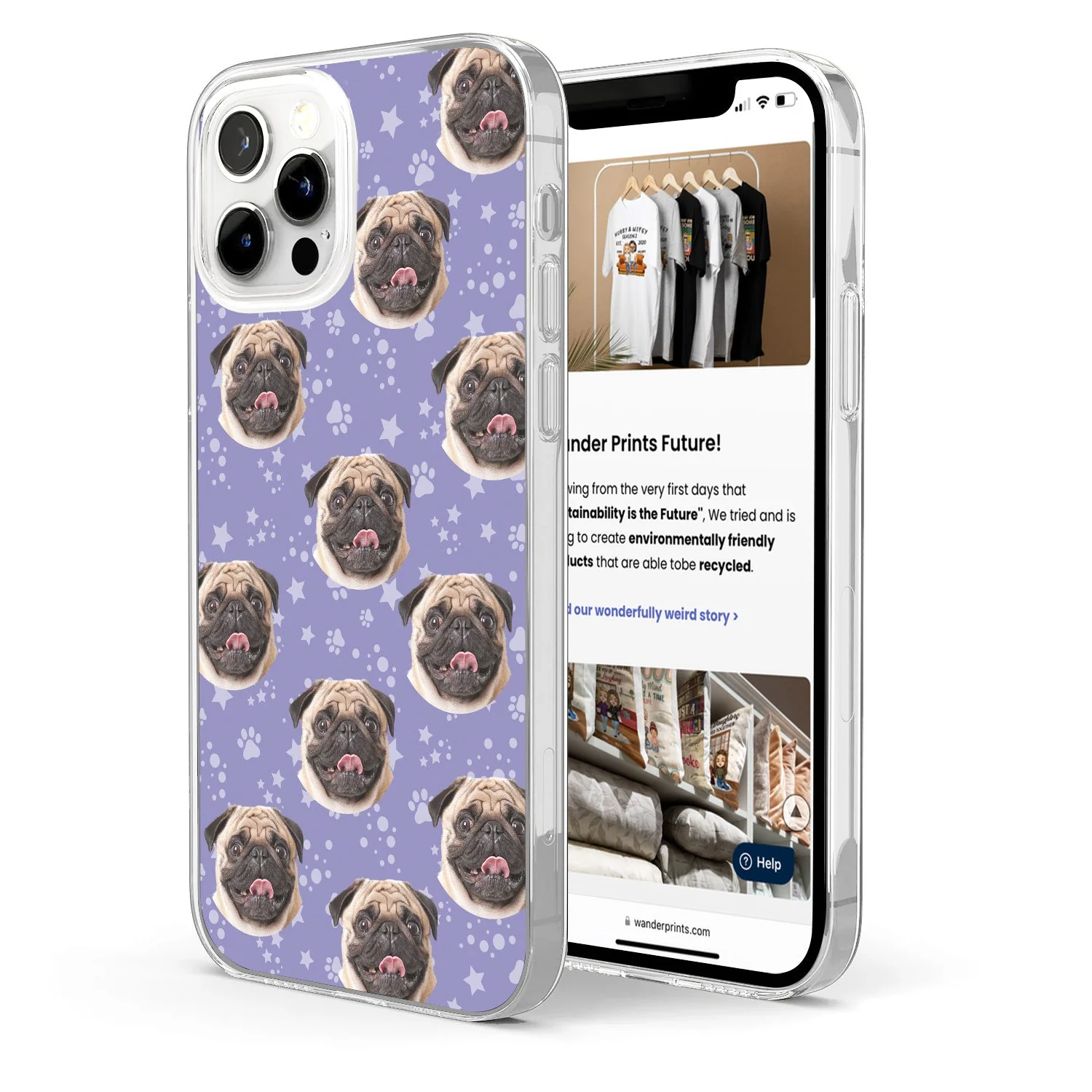 Custom Photo Pet Faces Human Faces - Gift For Dog Lovers, Cat Lovers, Men, Women - Personalized Clear Phone Case - Image 3