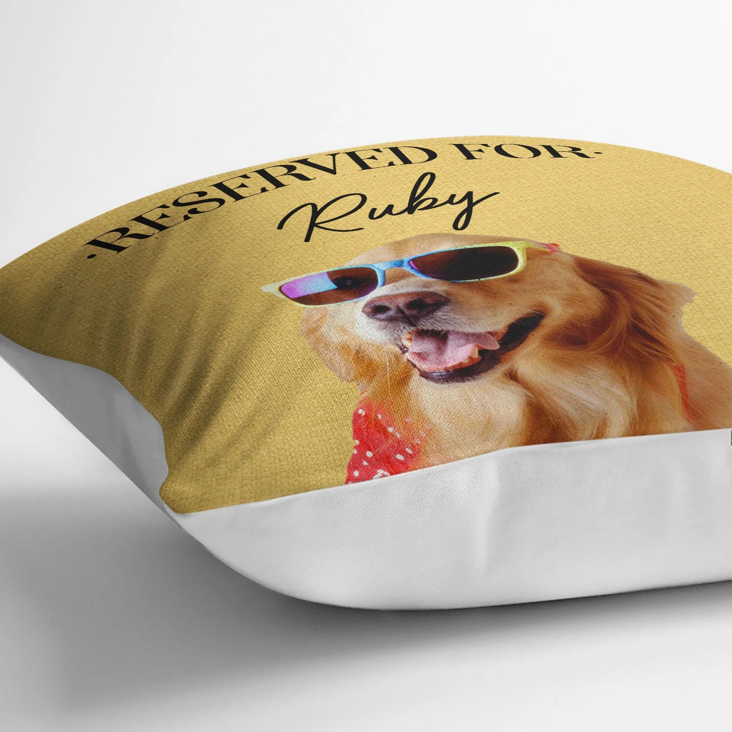 Custom Photo Pet Reserved For - Gift For Pet Lovers, Family - Personalized Pillow - Image 4