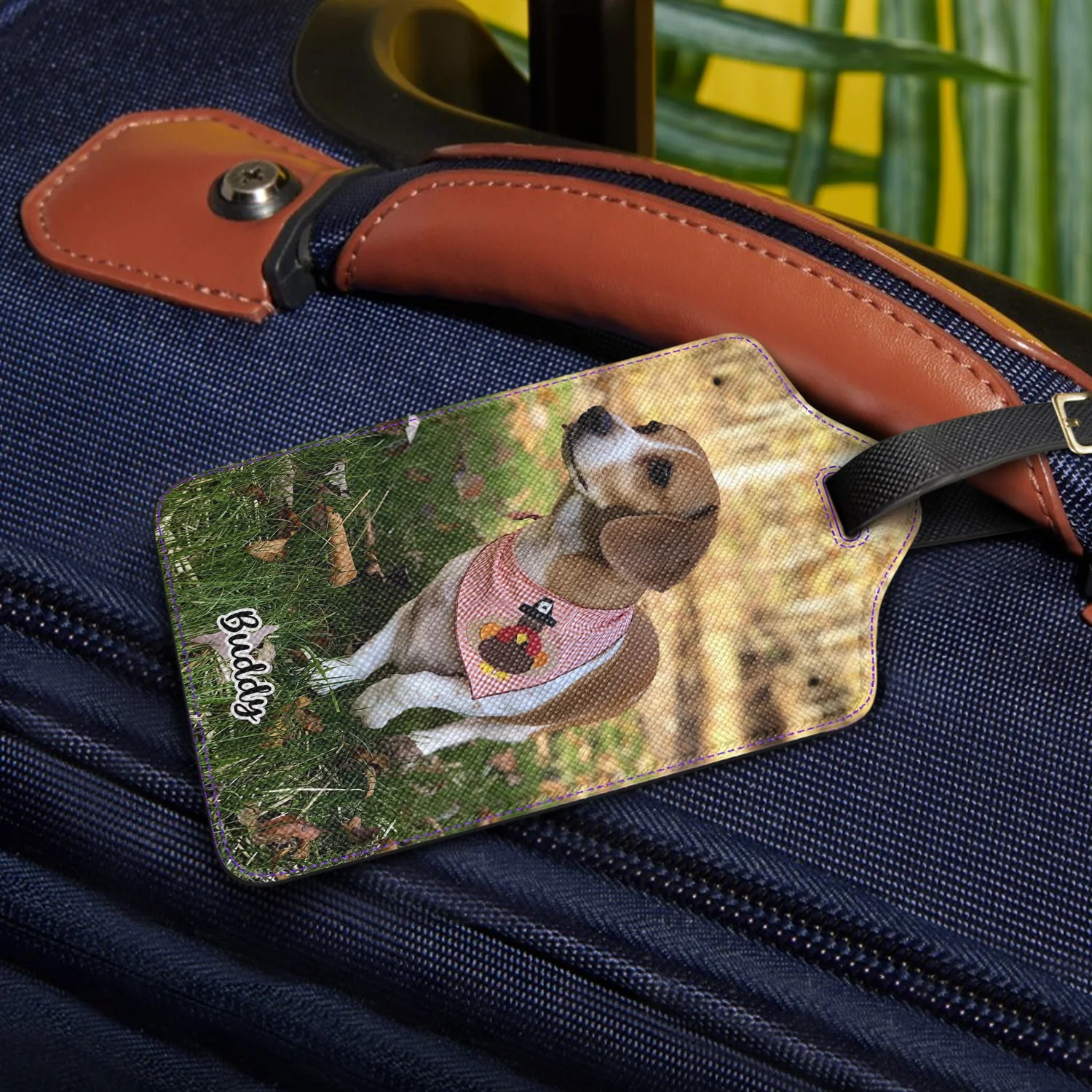 Custom Photo, Photo Tag - Gift For Traveling Lovers - Personalized Luggage Tag - Image 2