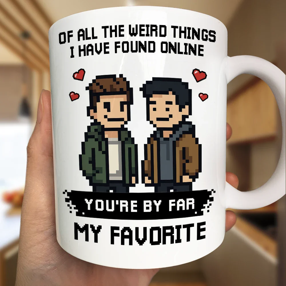 Custom Photo Pixel Art Effect Found On The Internet - Personalized Mug - Image 5