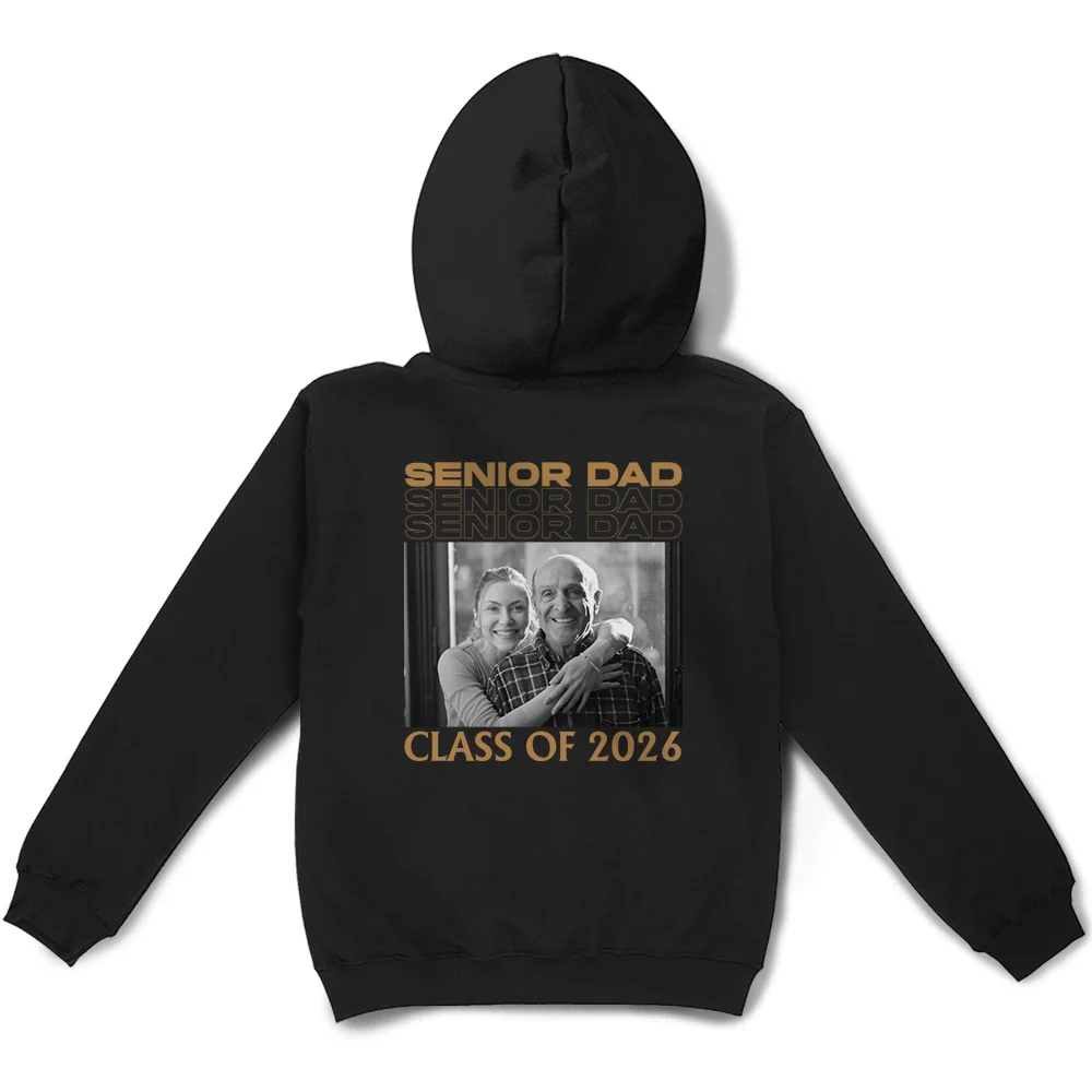Custom Photo Proud Senior Mom Dad - Personalized T Shirt - Image 5