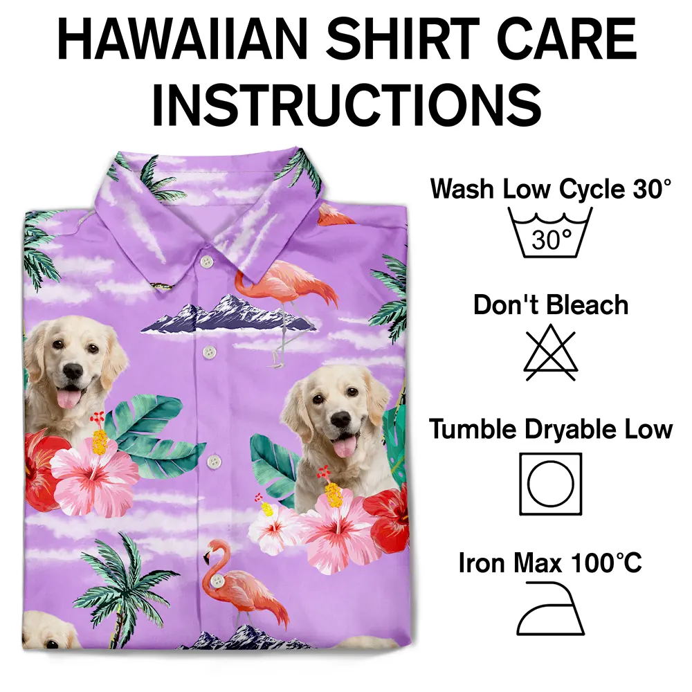Custom Photo Ready To Go To The Beach Pet Face - Personalized Hawaiian Shirt - Image 8