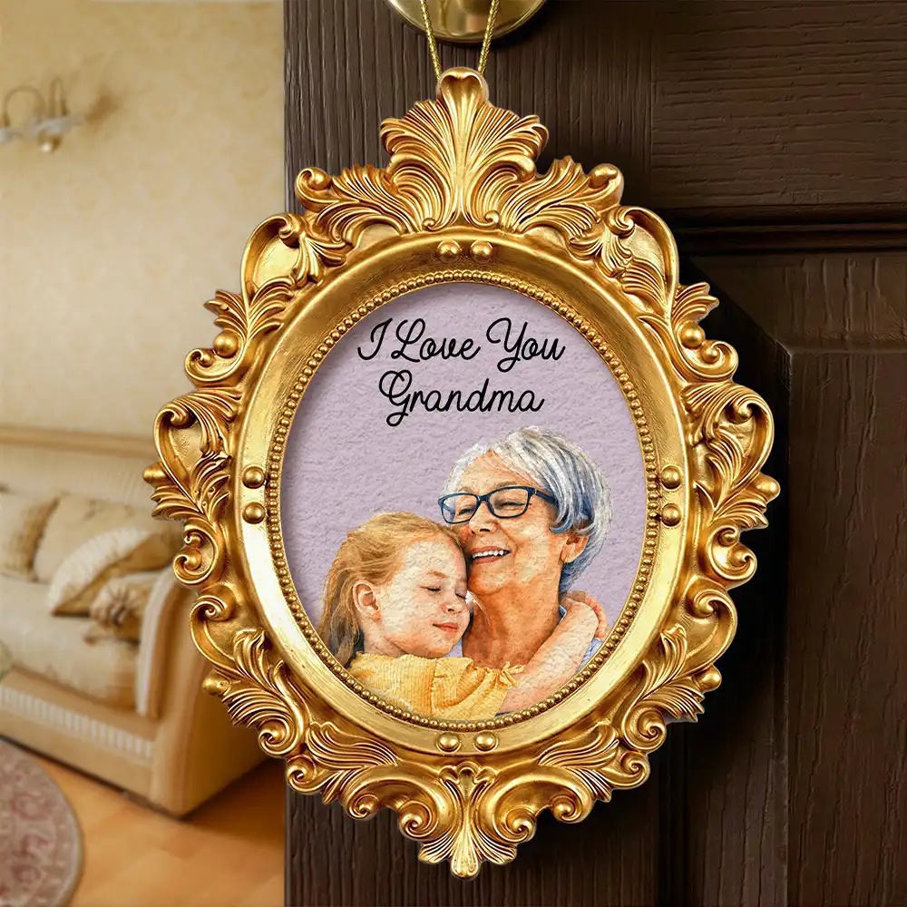 Custom Photo Realistic Watercolor Art Best Mom Ever - Personalized Ornate Frame - Image 3