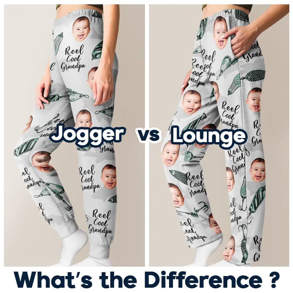 Custom Photo Reel Cool Dad Papa - Personalized Sweatpants - Image 7