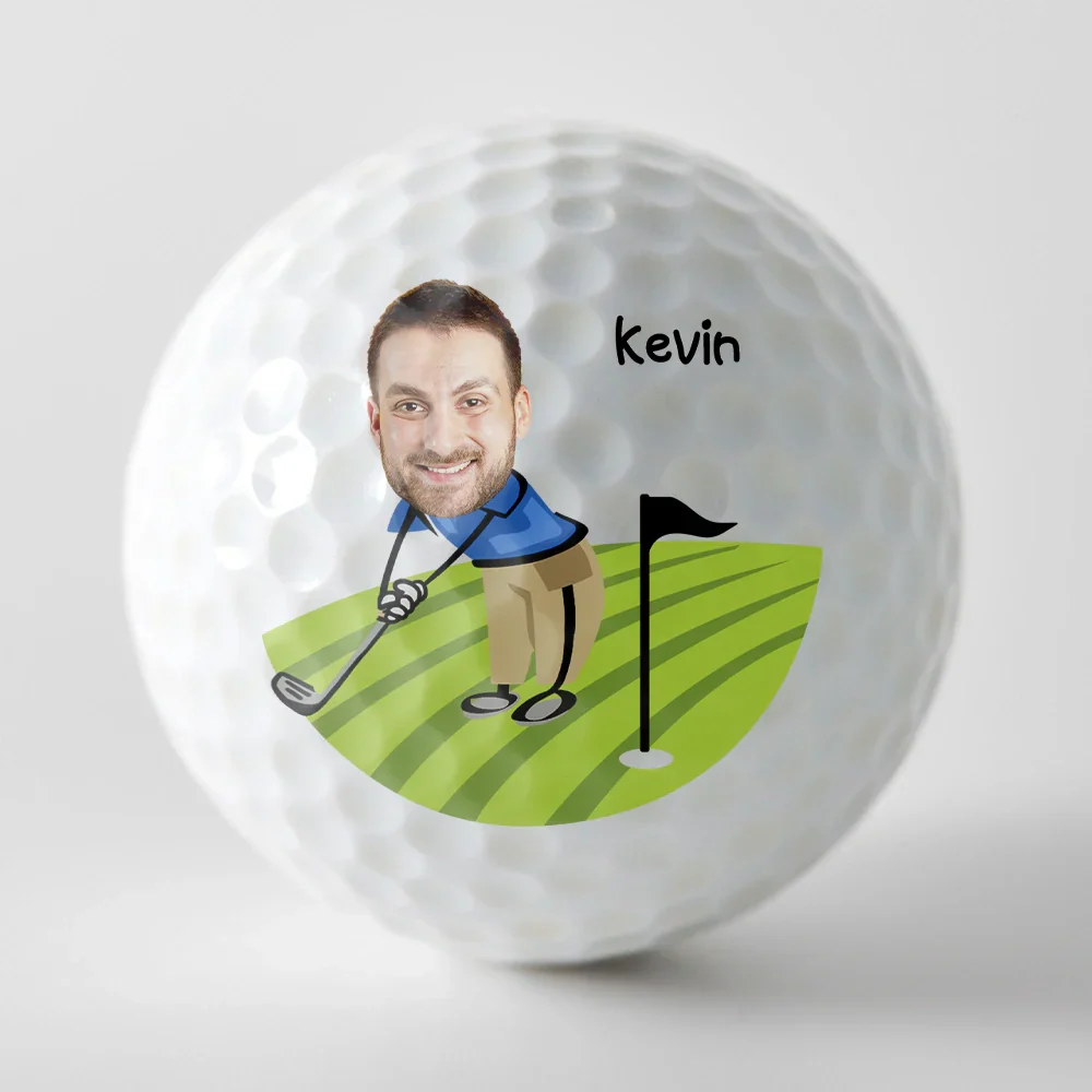 Custom Photo Retirement Is In Full Swing - Personalized Golf Ball - Image 4
