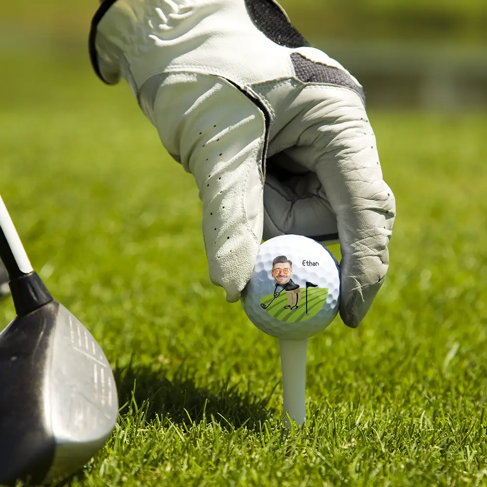 Custom Photo Retirement Is In Full Swing - Personalized Golf Ball - Image 6