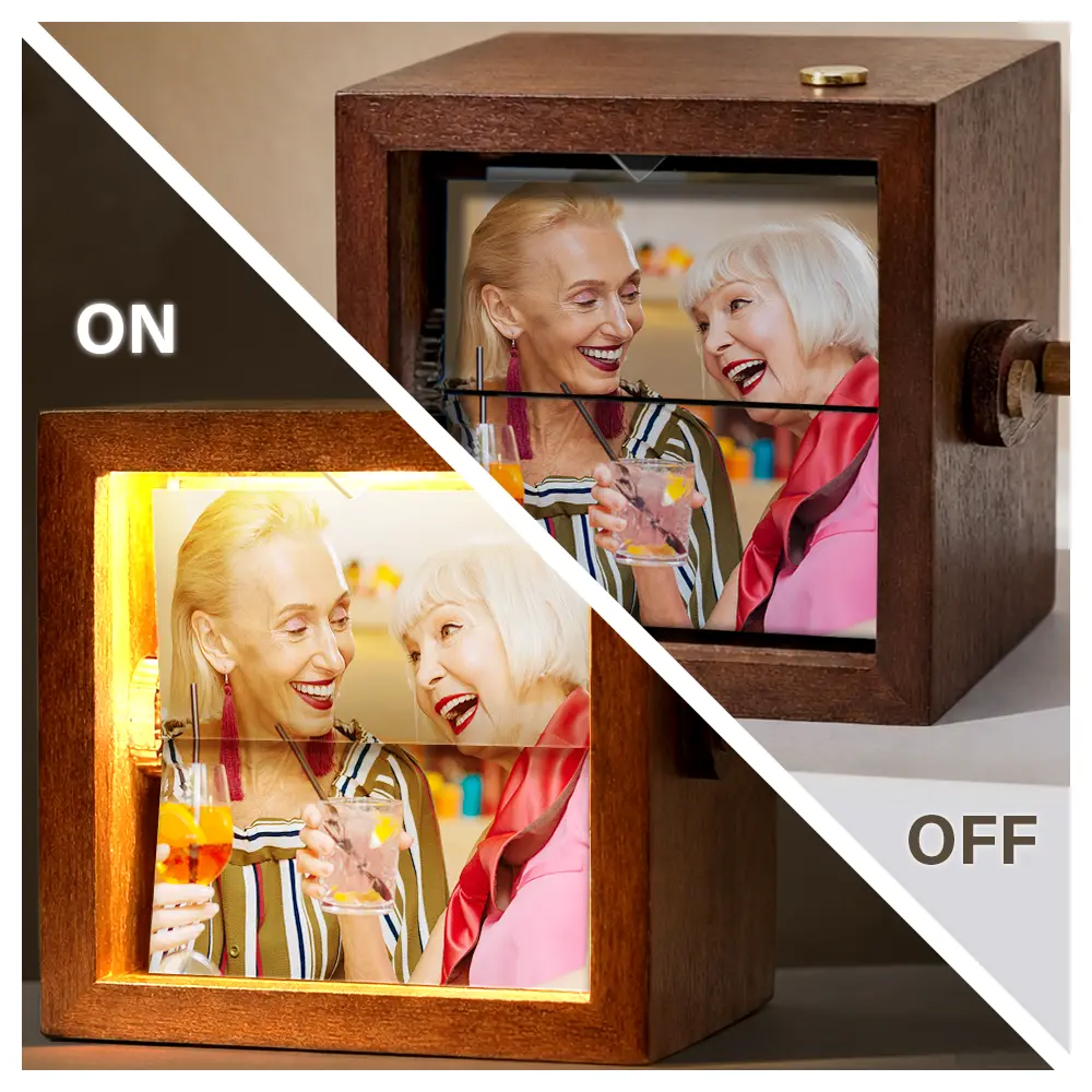 Custom Photo Right In The Throat Bestie Sister - Personalized Flipbook Frame Animation Machine - Image 4