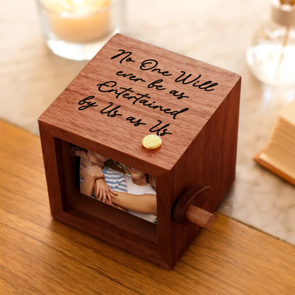 Custom Photo Right In The Throat Bestie Sister - Personalized Flipbook Frame Animation Machine - Image 5
