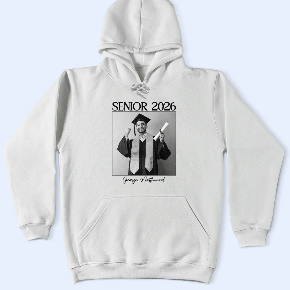 Custom Photo Senior Graduation Gift - Personalized T Shirt - Image 5