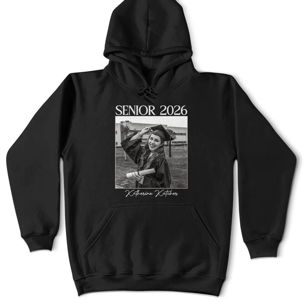 Custom Photo Senior Graduation Gift - Personalized T Shirt - Image 6