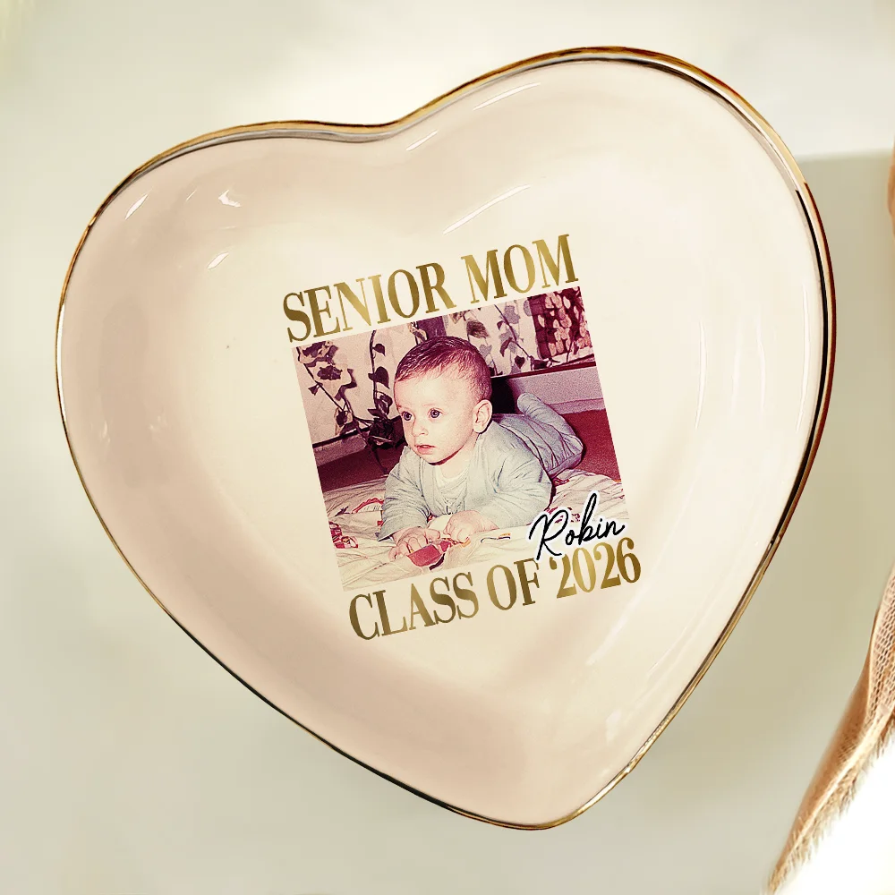 Custom Photo Senior Mom Graduation - Personalized Ring Dish - Image 5