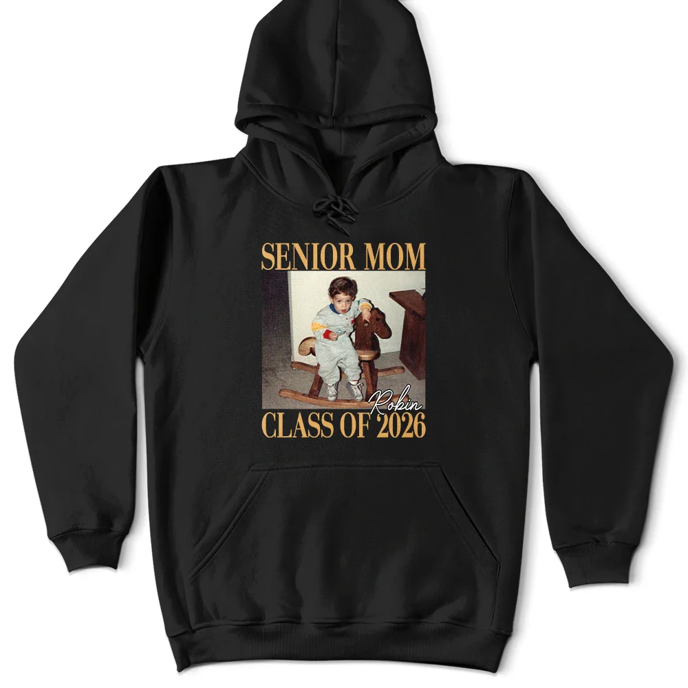 Custom Photo Senior Mom Graduation - Personalized T Shirt - Image 5