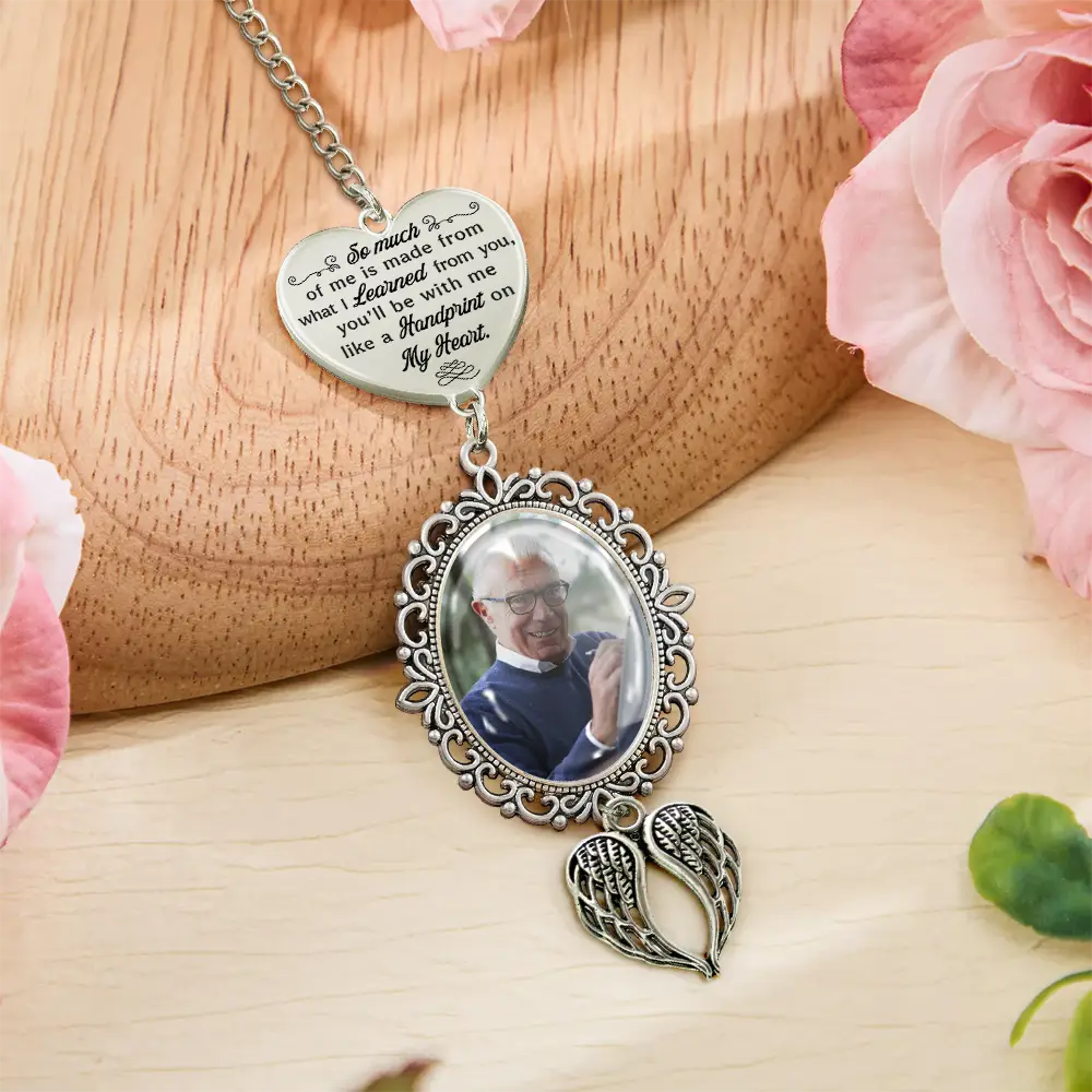Custom Photo So Much Of Me Is Made - Personalized Graduation Tassel Charm - Image 5