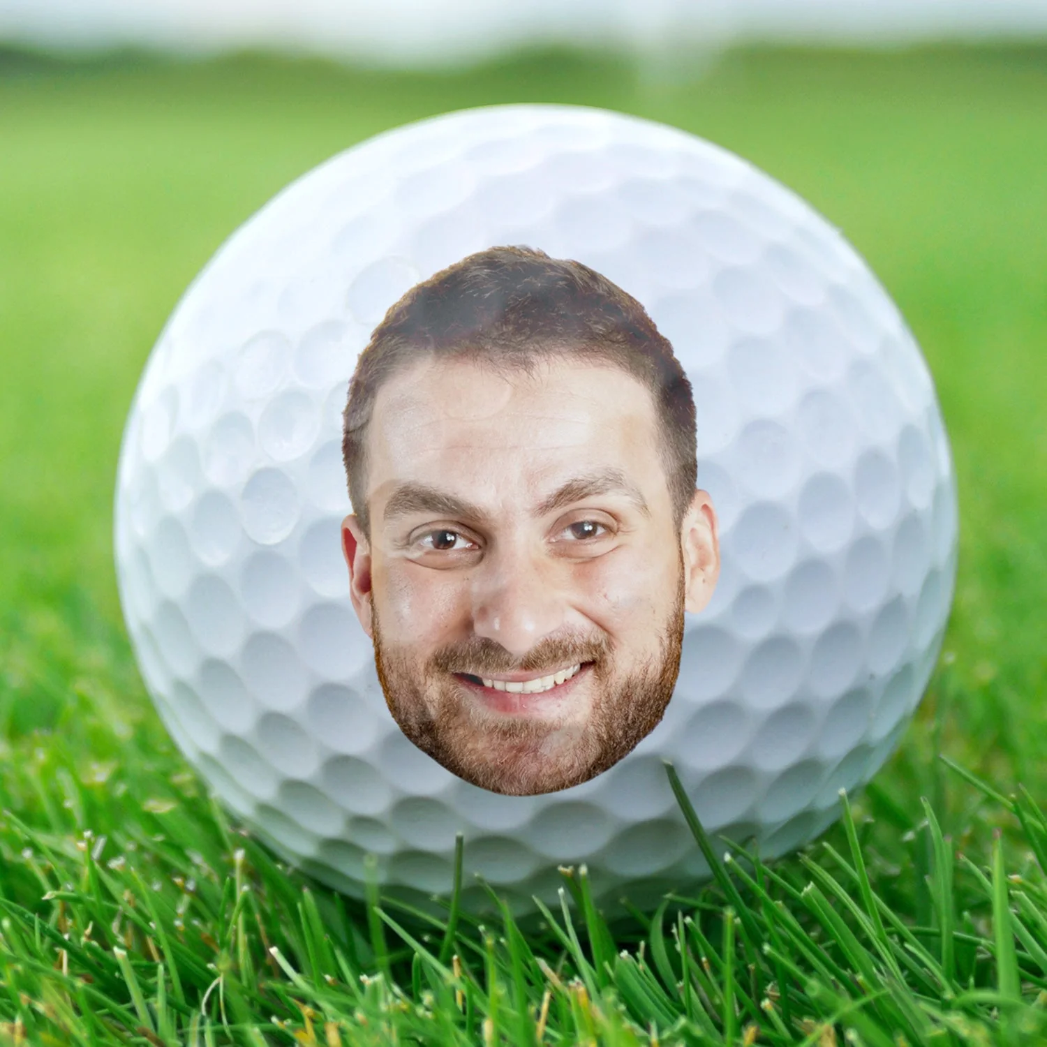 Custom Photo Still Swinging - Gift For Dad, Father, Grandpa, Golfer, Golf Lover - Personalized Golf Ball - Image 3
